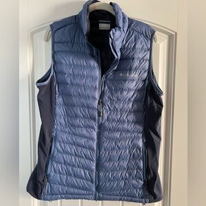 Columbia Blue Puffer Vest